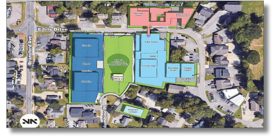 Planned Universal-anchored production campus and mixed-use development
